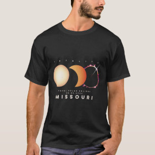 Camiseta Eclipse Solar 2024 Missouri Astronom Eclipse Total