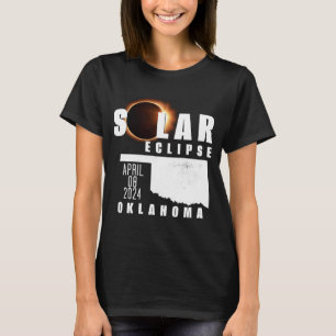 Camiseta Eclipse Solar 2024 Oklahoma State 8 de Abril de 20