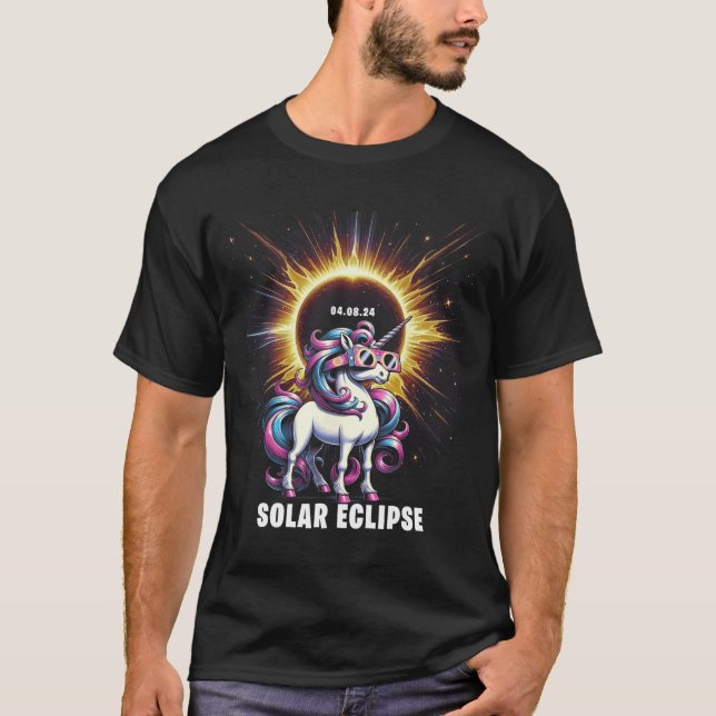 Camiseta Eclipse Solar 2024 Total Eclipse 8 de abril 24 uni (Frente)