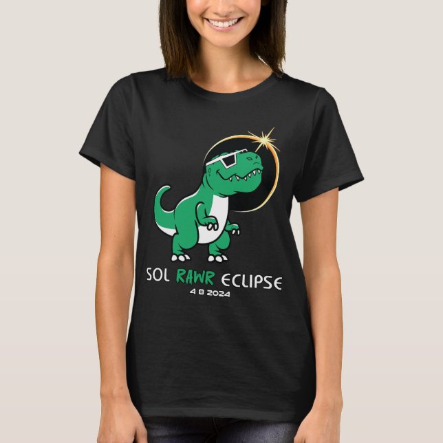 Camiseta Eclipse Solar 2024 Total Eclipse 8 de abril Sol Br (Frente)