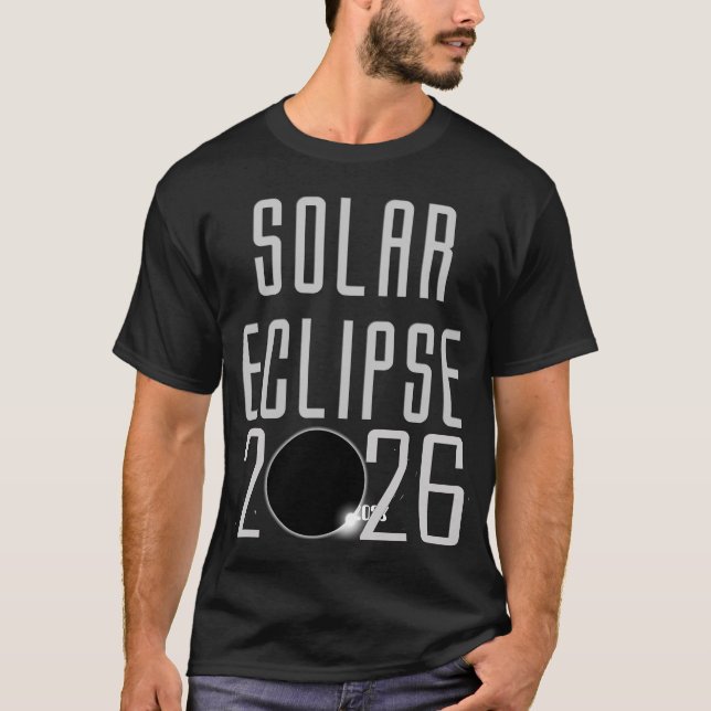 Camiseta Eclipse Solar 2026 (Frente)