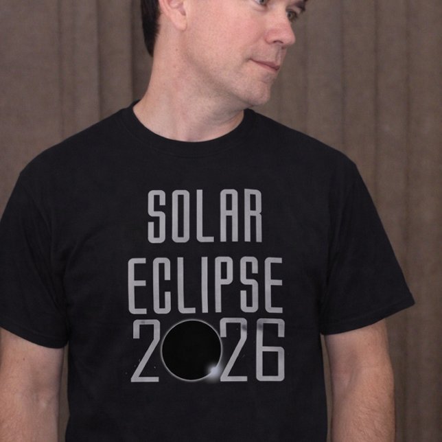 Camiseta Eclipse Solar 2026 (Criador carregado)