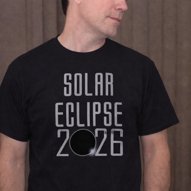 Camiseta Eclipse Solar 2026 (Criador carregado)