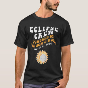Camiseta Eclipse Solar Americano de Tripulação Eclipse 8 de