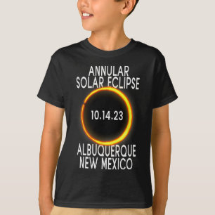 Camiseta Eclipse Solar Annular T - Albuquerque Novo México