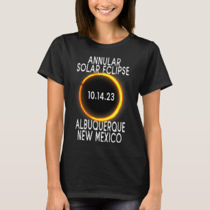 Camiseta Eclipse Solar Annular T - Albuquerque Novo México