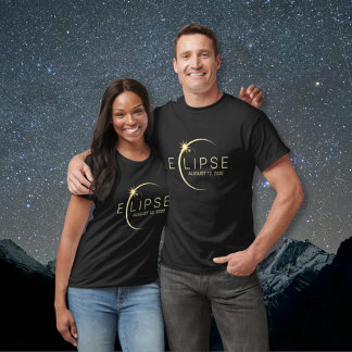 Camiseta Eclipse Solar Astronomia Evento 2026