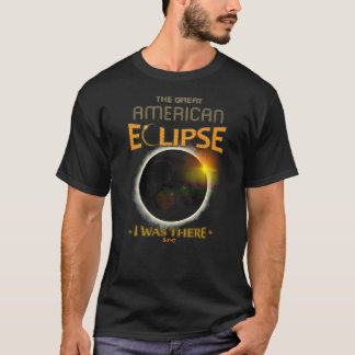 Camiseta Eclipse solar da totalidade eu estava lá t-shirt