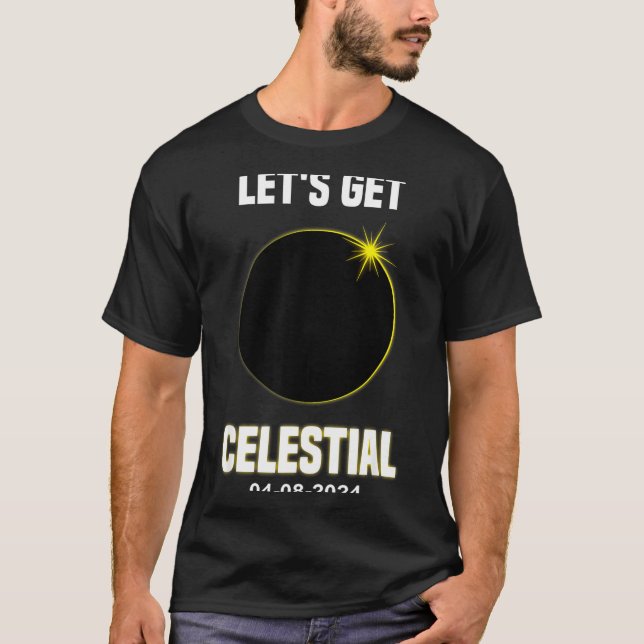 Camiseta Eclipse Solar Divertido Celestial Total Solar (Frente)