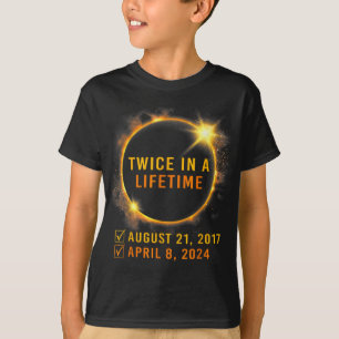Camiseta Eclipse Solar Duas Vezes Na Vida 2024 Eclipse Sola