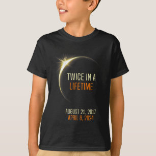 Camiseta Eclipse Solar Duas Vezes Na Vida 2024 Total Solar 