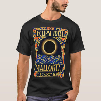 Camiseta Eclipse Solar em Maiorca 2026 - Modernista Catalão