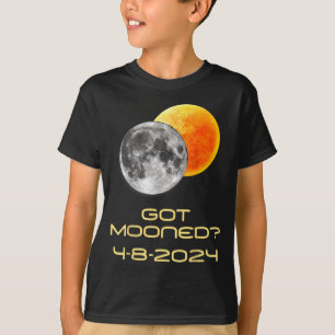 Camiseta Eclipse Solar Engraçado Ficou Lunado Totalidade