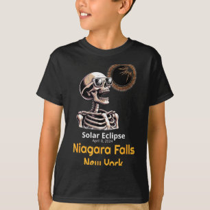 Camiseta Eclipse Solar Esqueleto Niagara Falls