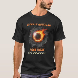 Camiseta Eclipse Solar Eu Estava Lá Em Dixville Entalhe Nov