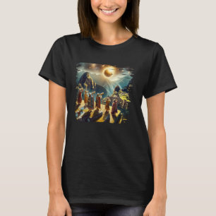 Camiseta Eclipse Solar Inca Machu Picchu Fenômeno Solar D