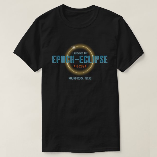 Camiseta Eclipse Solar | Localização Epoch-Eclipse/Apocalyp (Frente do Design)