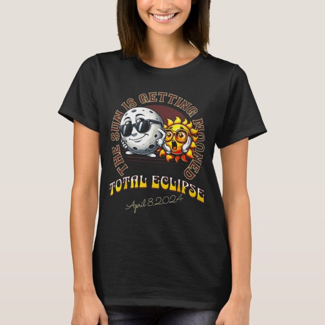 Camiseta Eclipse Solar Lua Encobrindo o Sol (Frente)