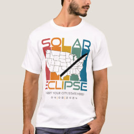 Camiseta Eclipse Solar Souvenir Memento T Personalizado 202