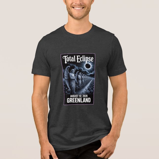 Camiseta Eclipse Solar Total 12 de Agosto de 2026 (Frente)