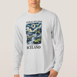 Camiseta Eclipse Solar Total 12 de agosto de 2026 Islândia