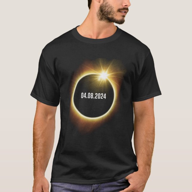 Camiseta Eclipse Solar Total 2024 (Frente)