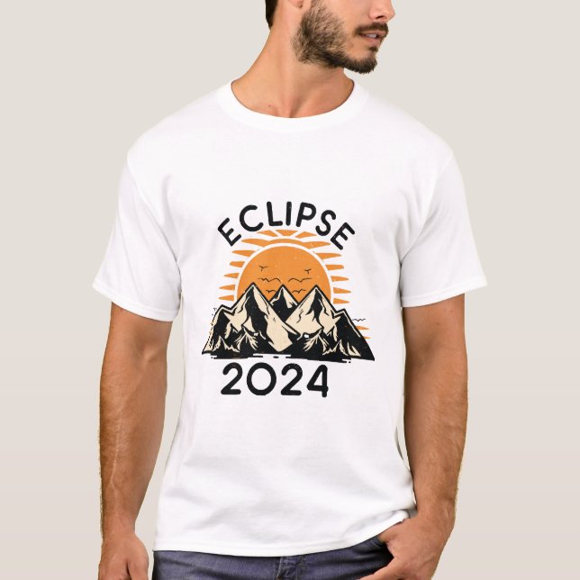 Camiseta Eclipse Solar Total 2024 (Frente)