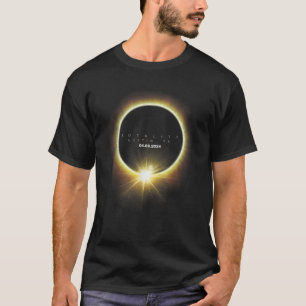 Camiseta Eclipse Solar Total 2024 04 08 24 Visto de Aus