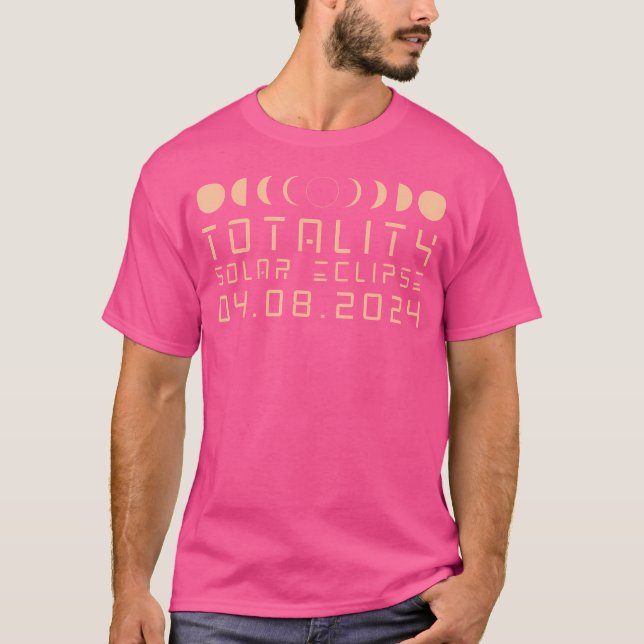 Camiseta Eclipse Solar Total 2024 Astronomia do Eclipse Sol (Frente)