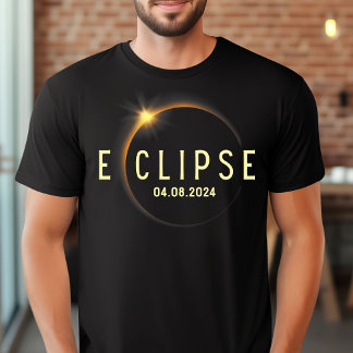Camiseta Eclipse Solar Total 2024 Caminho Da Totalidade Abr