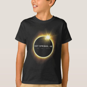 Camiseta Eclipse Solar Total 2024 Hot Springs AR Totalidade
