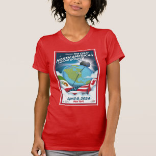 Camiseta Eclipse Solar Total 2024 Nova Iorque
