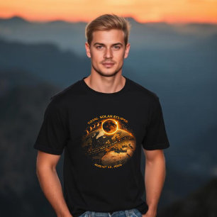 Camiseta Eclipse Solar Total 2026 - Caminho da Totalidade