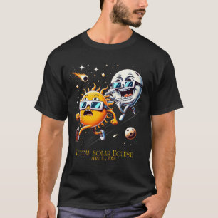 Camiseta Eclipse Solar Total 8-4-2024 Sun Frota Moon Eclips