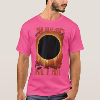 Camiseta Eclipse Solar Total Abril 8 2024 Astronome Sun Moo