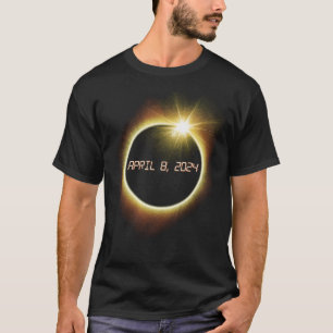 Camiseta Eclipse Solar Total Abril 8 2024 Eclipse Totalidad