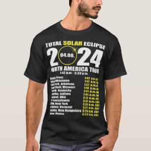 Camiseta Eclipse Solar Total Abril 8 Caminho Do Eclipse 3