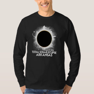 Camiseta Eclipse Solar Total Arkansas 2024 Totalidade Ameri