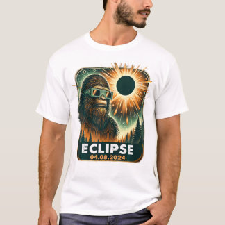 Camiseta Eclipse Solar Total Bigfoot 2024 Eclipse Sasquatch