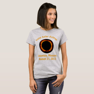 Camiseta Eclipse solar total (Colômbia, Missouri)