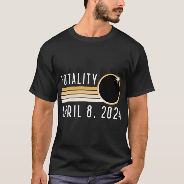 Camiseta Eclipse Solar Total de 8 de Abril de 2024 Eclipse  (Frente)