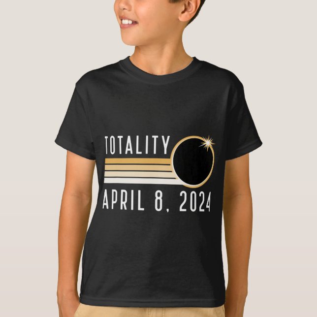 Camiseta Eclipse Solar Total de 8 de Abril de 2024 Eclipse  (Frente)