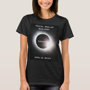 Camiseta Eclipse solar total do CANADÁ 8 de abril de 2024