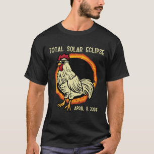 Camiseta Eclipse Solar Total do Galo 2024 Abril 8 Mulheres