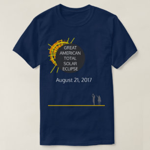 Camiseta Eclipse Solar Total excelente Americano legal pers