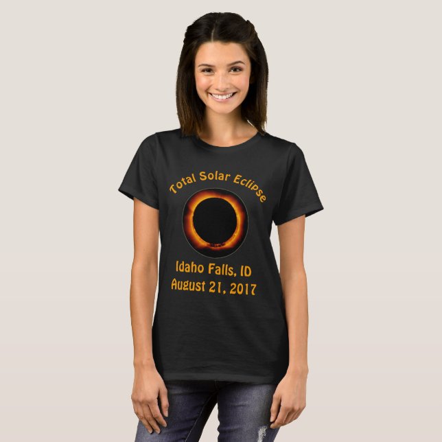 Camiseta Eclipse Solar Total ( Idaho Cai, ID ) (Frente Completa)