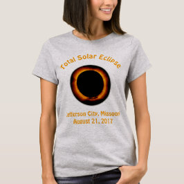 Camiseta Eclipse Solar Total ( Jefferson City, Missouri )