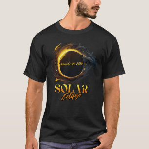 Camiseta Eclipse Solar Total Março 29 2025 Comemorativo C