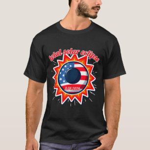 Camiseta Eclipse solar total nos EUA Texas 8.4.24 eclipse s