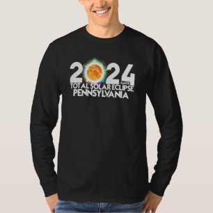 Camiseta Eclipse Solar Total Pensilvânia 2024 Tot Americano